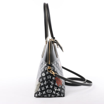 Louis Vuitton Catogram Alma Souple 2Way Shoulder Bag in Black M44403