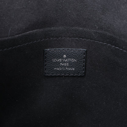 Louis Vuitton Cuir Taurillon MyLockMe BB 2Way Handtasche in Schwarz M51418