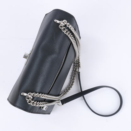 Louis Vuitton Cuir Taurillon MyLockMe BB 2Way Handtasche in Schwarz M51418