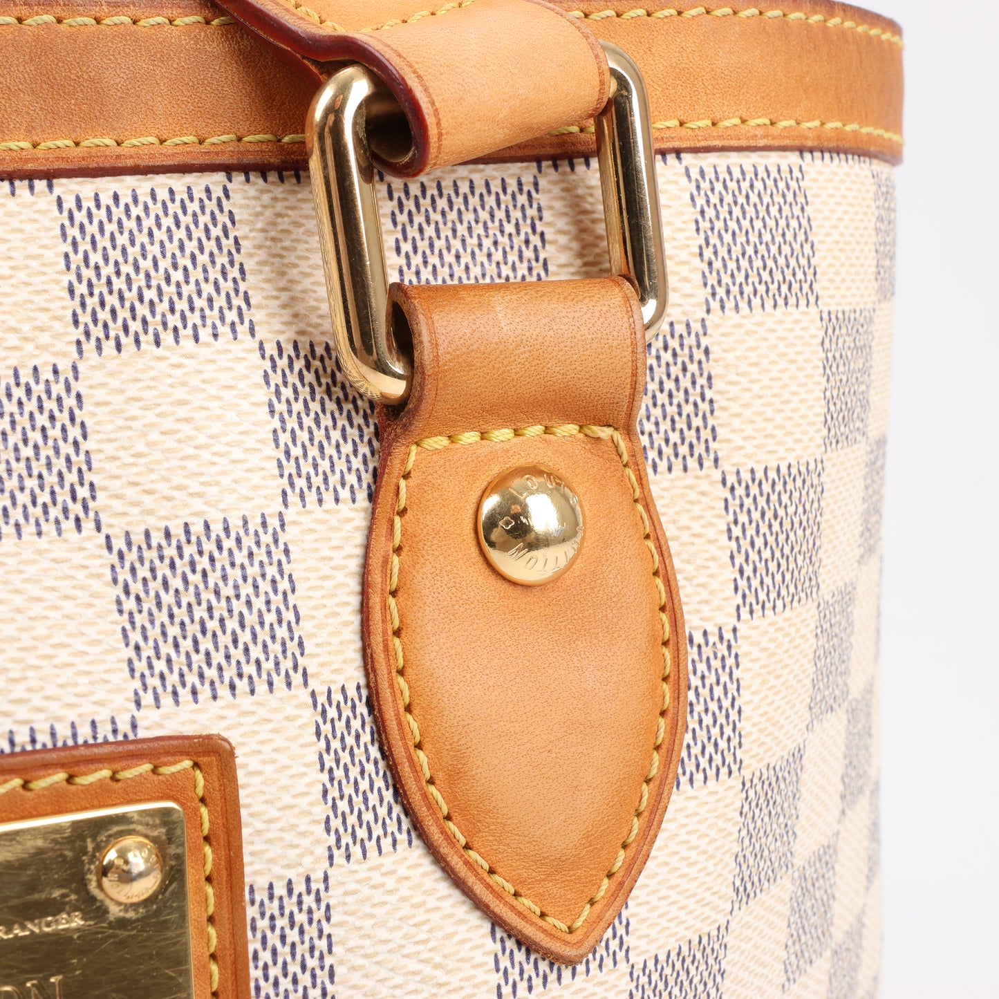 Louis Vuitton Damier Azur Hampstead PM Handbag N51207