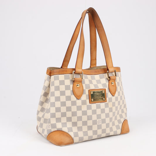 Louis Vuitton Damier Azur Hampstead PM Handbag N51207