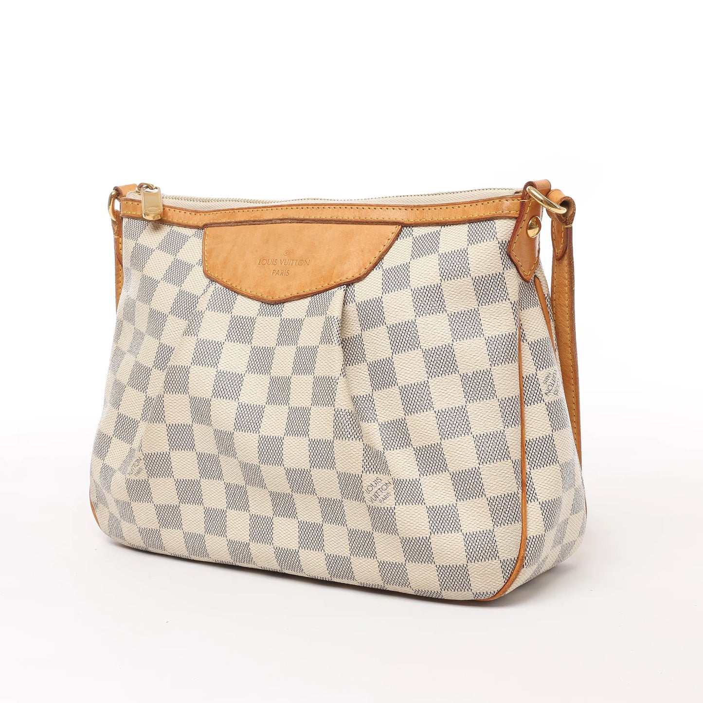 Louis Vuitton Damier Azur Siracusa PM Umhängetasche N41113