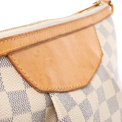 Louis Vuitton Damier Azur Siracusa PM Umhängetasche N41113