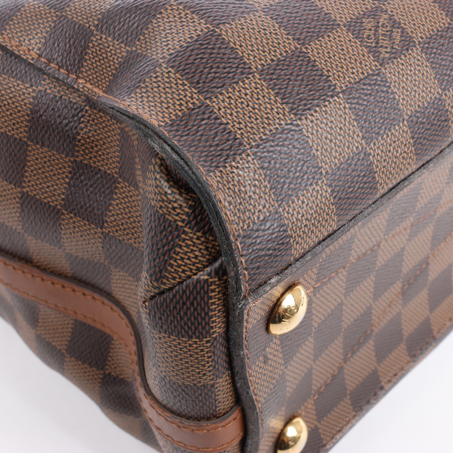 Louis Vuitton Damier Ebene Greenwich 2Way Handtasche in Braun N41337
