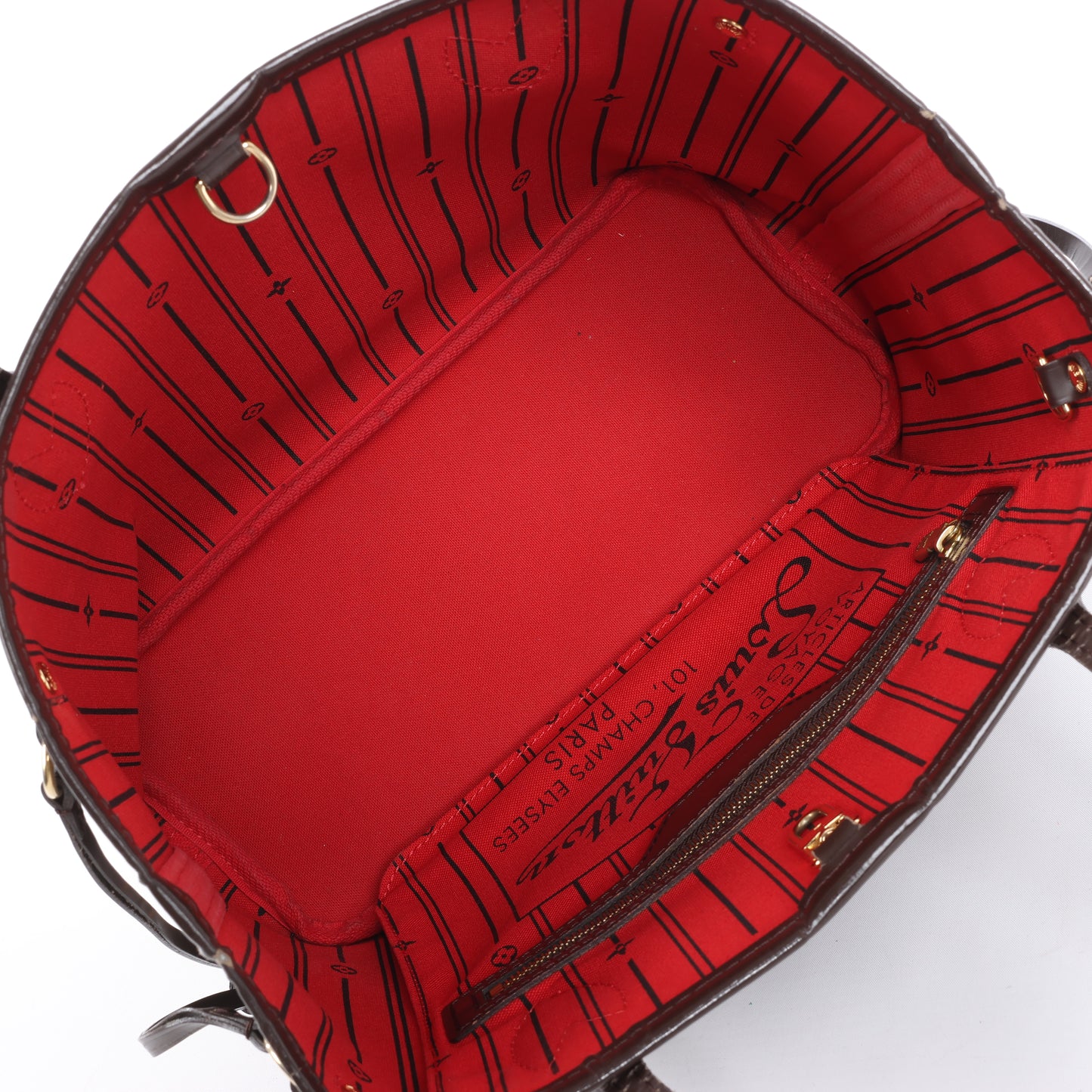 Louis Vuitton Damier Ebene Neverfull PM Umhängetasche N51109