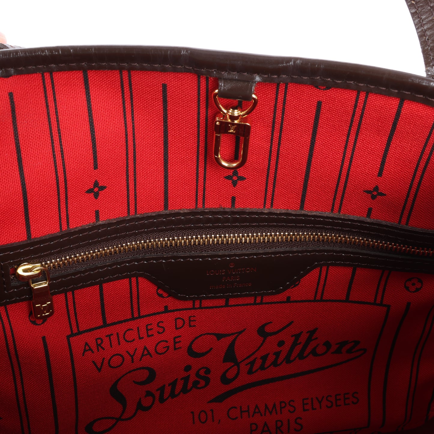 Louis Vuitton Damier Ebene Neverfull PM Umhängetasche N51109