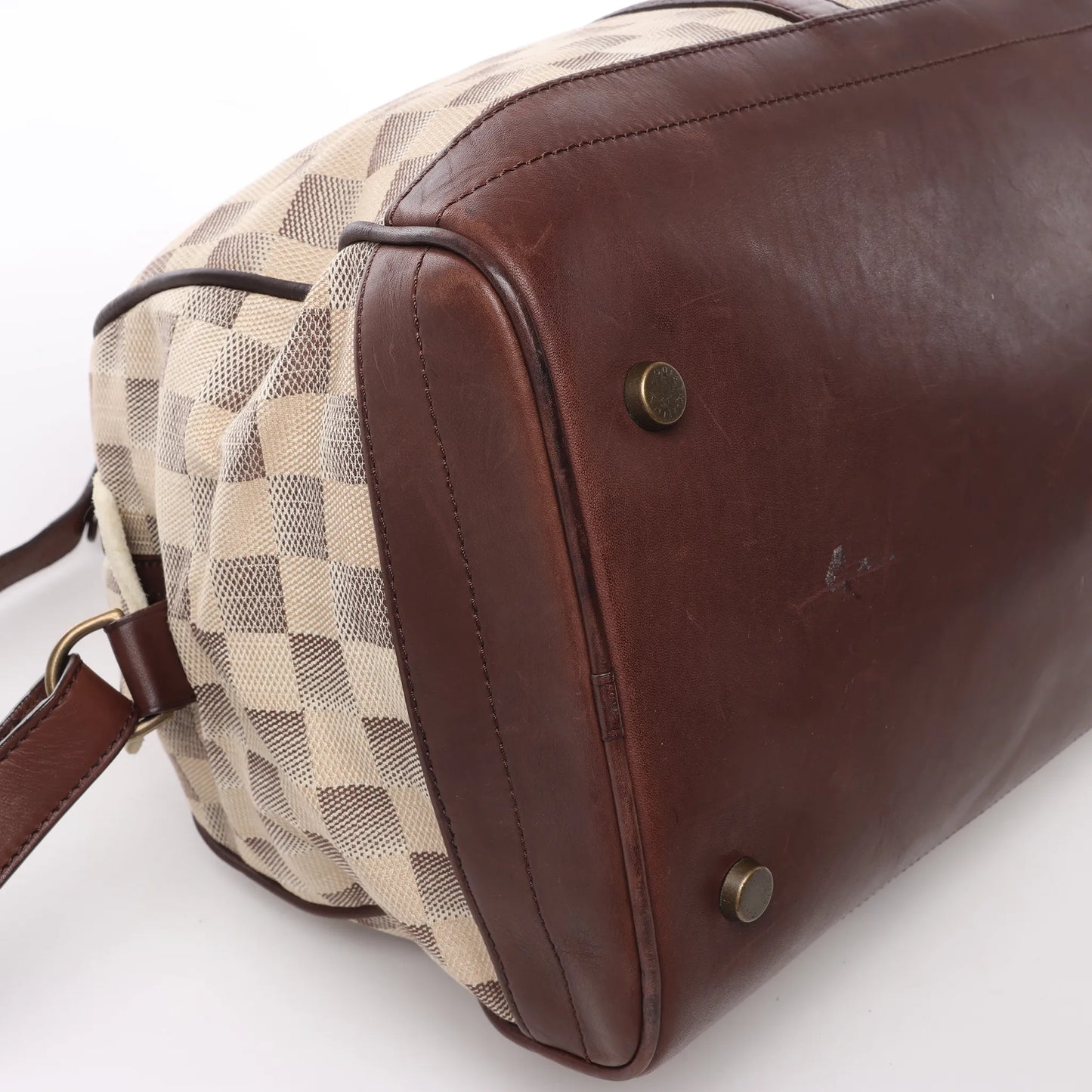 Louis Vuitton Damier Lune Sport Reisetasche in Beige x Braun N48186