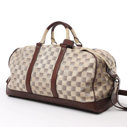 Louis Vuitton Damier Lune Sport Reisetasche in Beige x Braun N48186