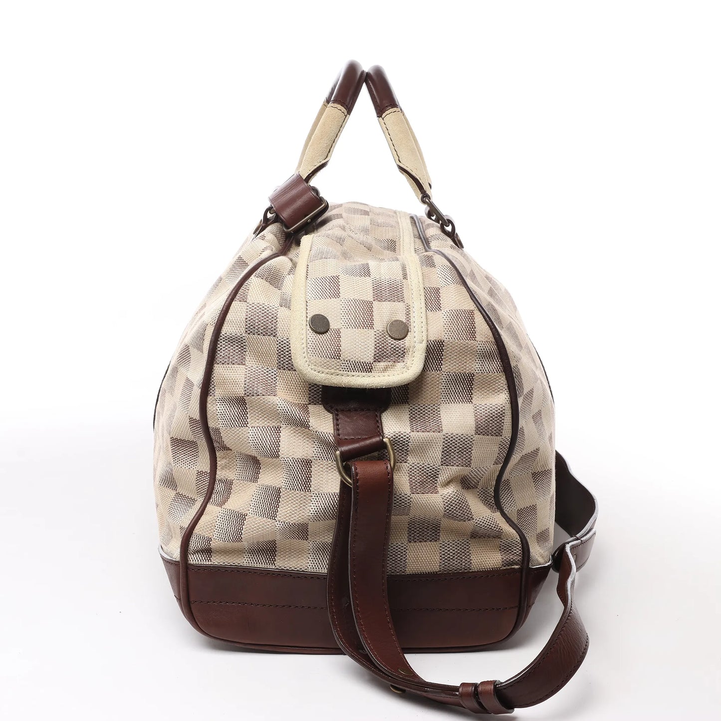 Louis Vuitton Damier Lune Sport Reisetasche in Beige x Braun N48186