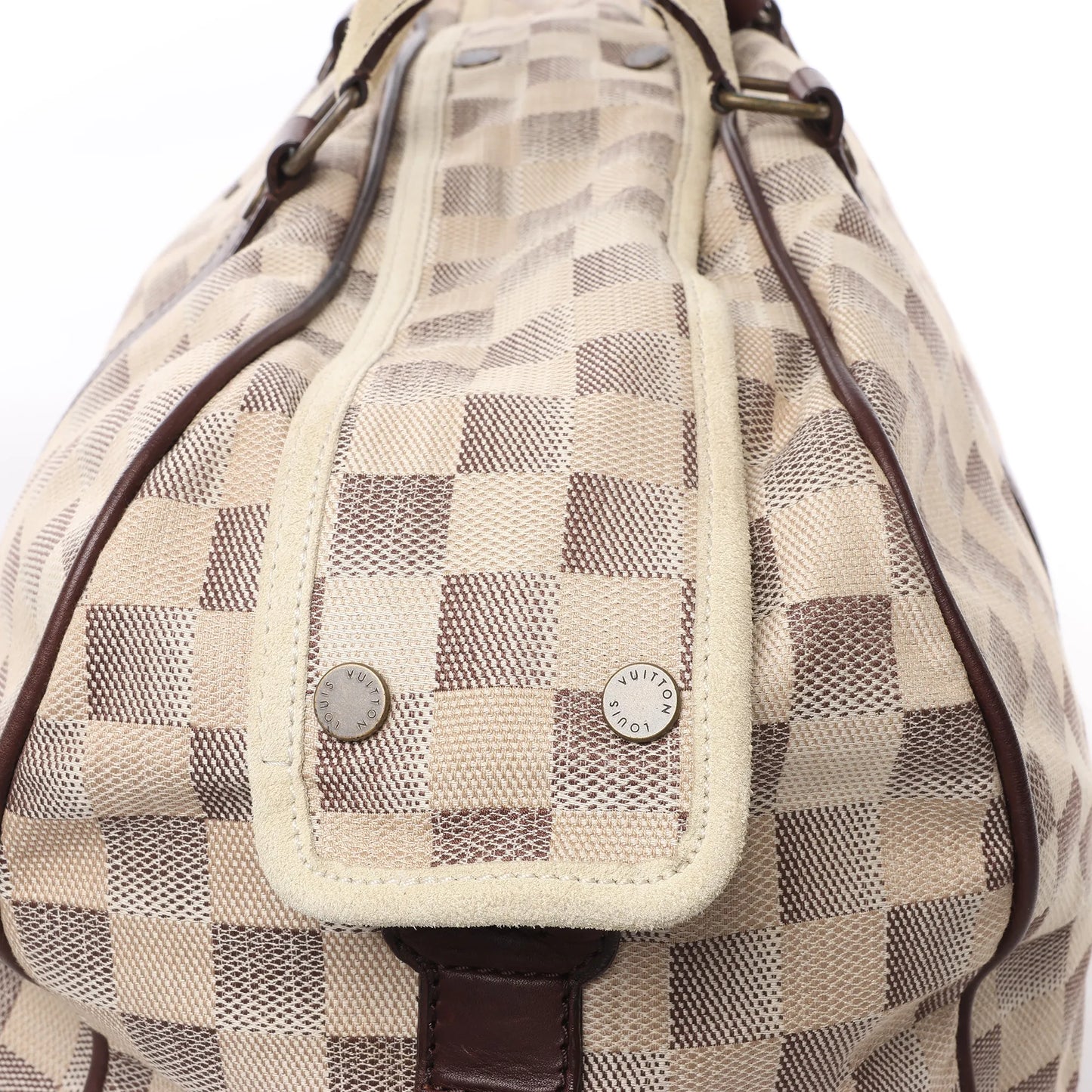 Louis Vuitton Damier Lune Sport Reisetasche in Beige x Braun N48186