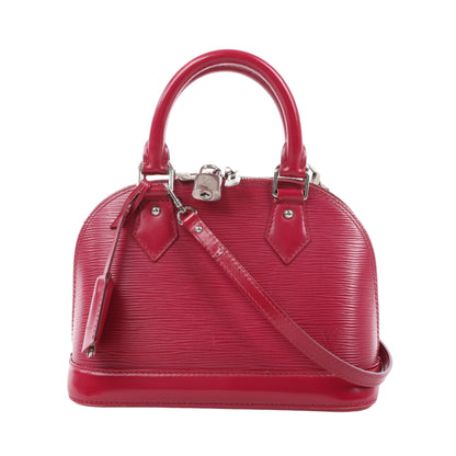Louis Vuitton Epi Leder Alma BB Handtasche in Himbeere M40851