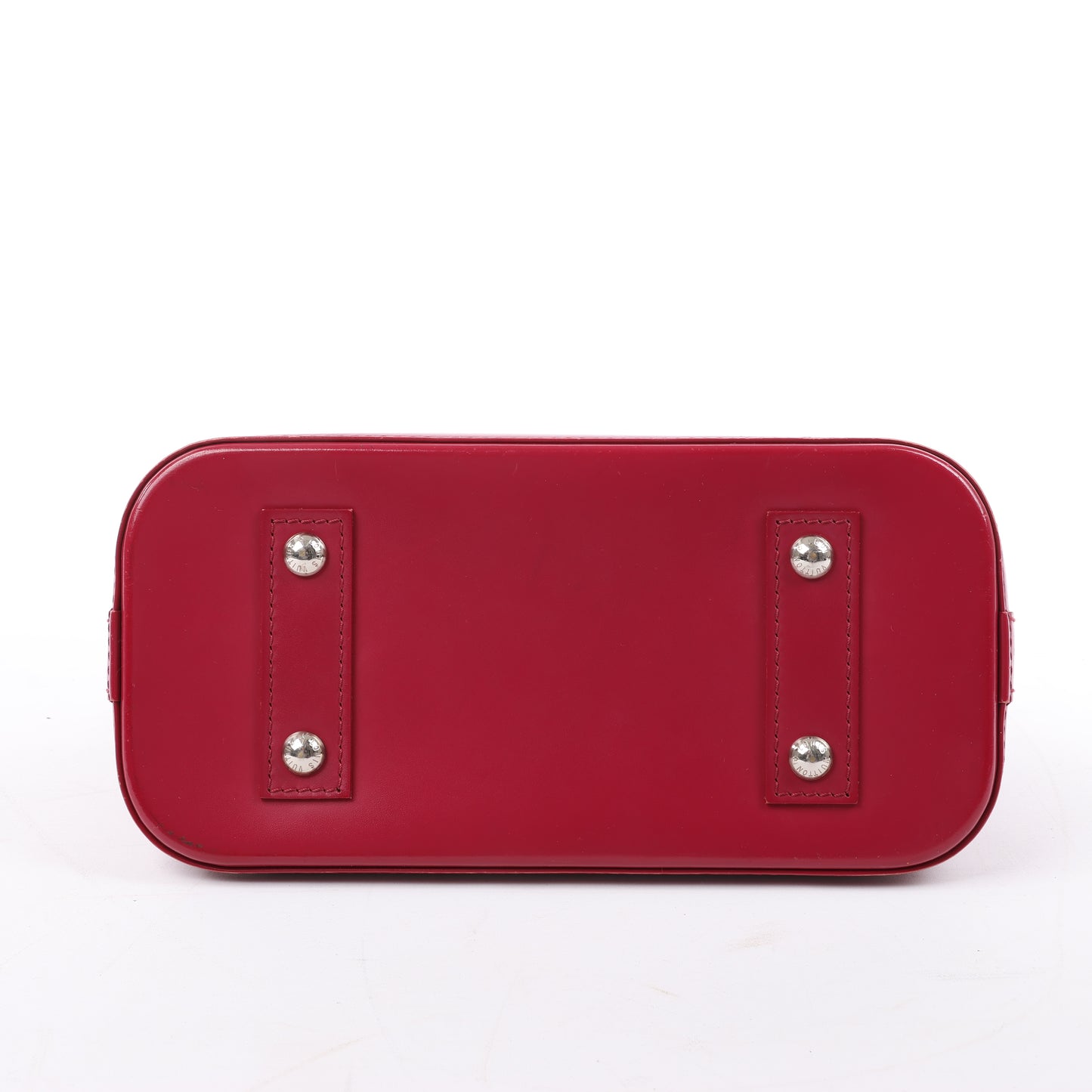 Louis Vuitton Epi Leder Alma BB Handtasche in Himbeere M40851