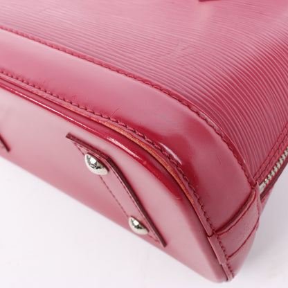 Louis Vuitton Epi Leder Alma BB Handtasche in Himbeere M40851