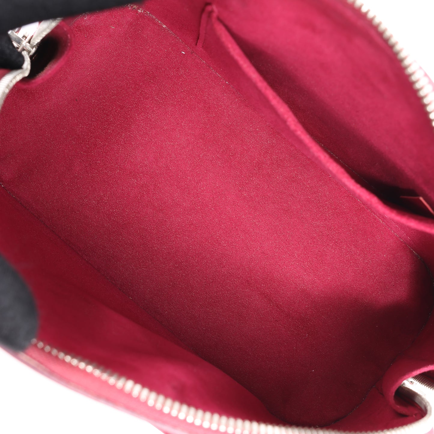 Louis Vuitton Epi Leder Alma BB Handtasche in Himbeere M40851