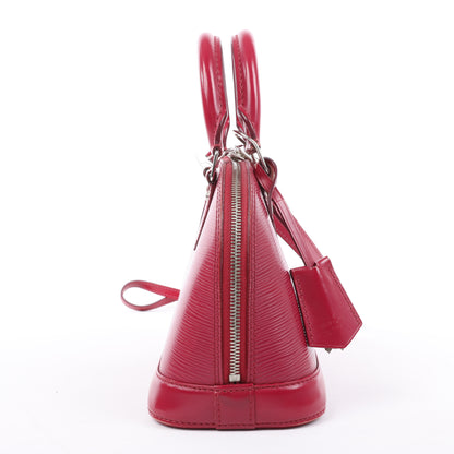 Louis Vuitton Epi Leder Alma BB Handtasche in Himbeere M40851