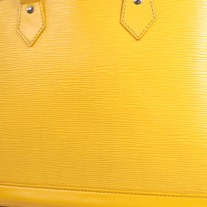 Louis Vuitton Alma PM Handtasche aus Epi-Leder in Gelb M40951