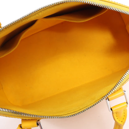 Louis Vuitton Alma PM Handtasche aus Epi-Leder in Gelb M40951
