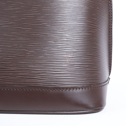 Louis Vuitton Epi Leather Alma PM Handbag in Brown M5214D