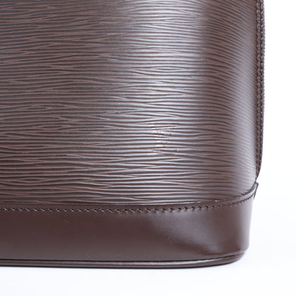 Louis Vuitton Epi Leather Alma PM Handbag in Brown M5214D