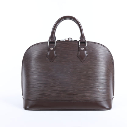 Louis Vuitton Epi Leather Alma PM Handbag in Brown M5214D
