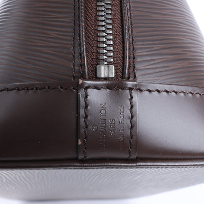 Louis Vuitton Epi Leather Alma PM Handbag in Brown M5214D