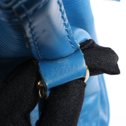 Louis Vuitton Epi Leder Noe Umhängetasche in Blau M44005