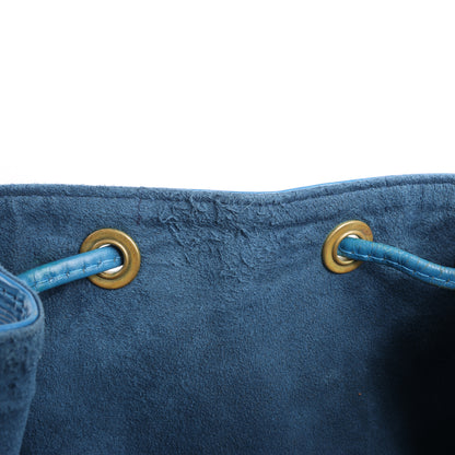 Louis Vuitton Epi Leder Noe Umhängetasche in Blau M44005