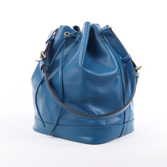 Louis Vuitton Epi Leder Noe Umhängetasche in Blau M44005
