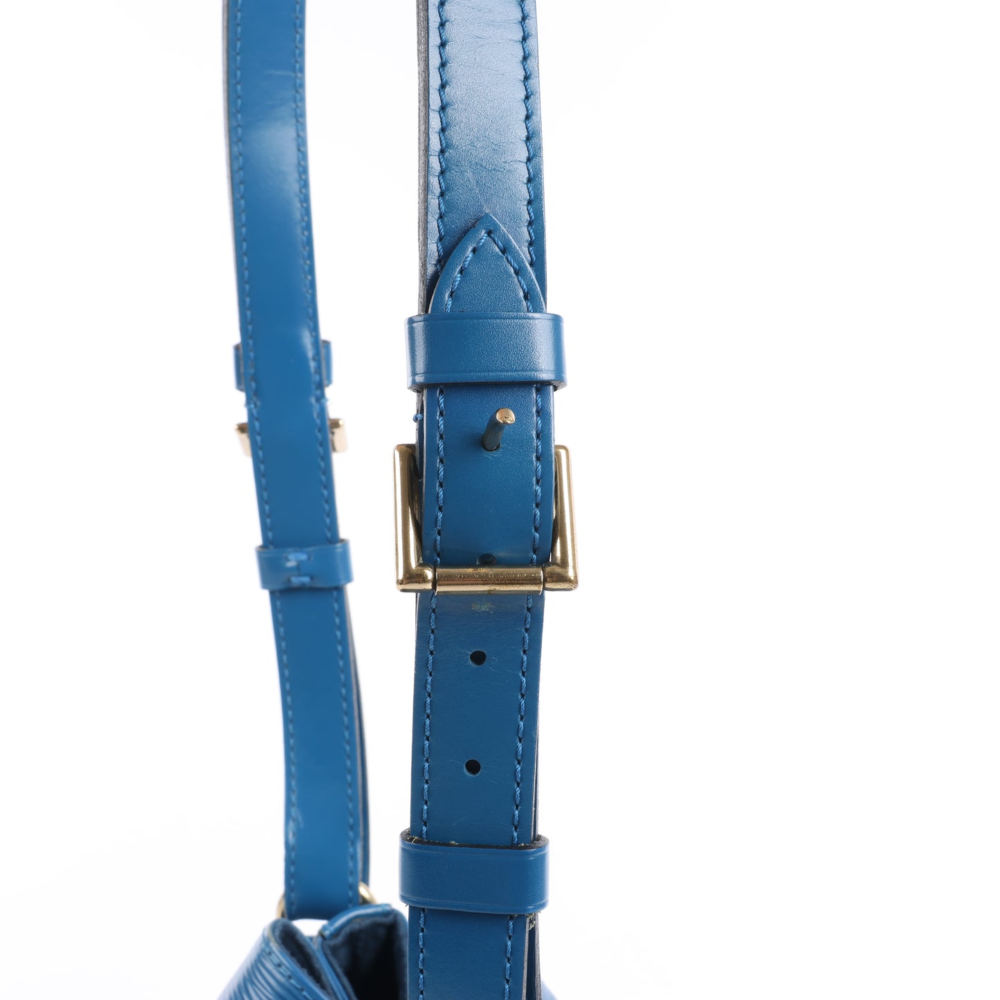 Louis Vuitton Epi Leder Noe Umhängetasche in Blau M44005