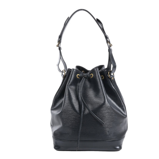 Sac bandoulière Louis Vuitton Noe en cuir Epi noir M59002