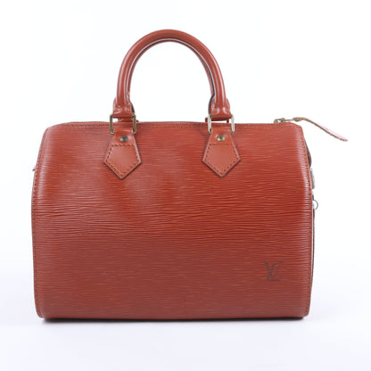 Louis Vuitton Epi Leather Speedy 25 Handbag in Brown M43013