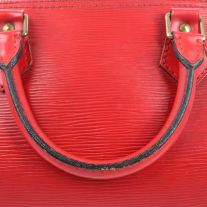 Louis Vuitton Epi Leder Speedy 30 Handtasche in Rot M43007