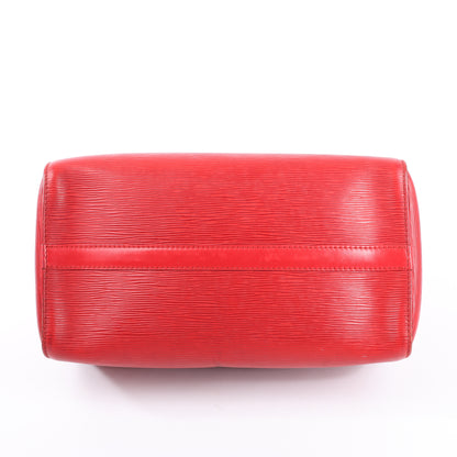 Louis Vuitton Epi Leder Speedy 30 Handtasche in Rot M43007
