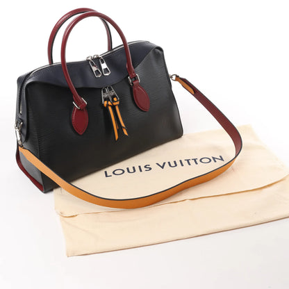 Sac à main Louis Vuitton Tuileries en cuir épi noir M54387