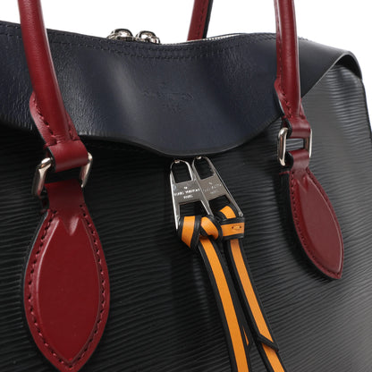 Sac à main Louis Vuitton Tuileries en cuir épi noir M54387