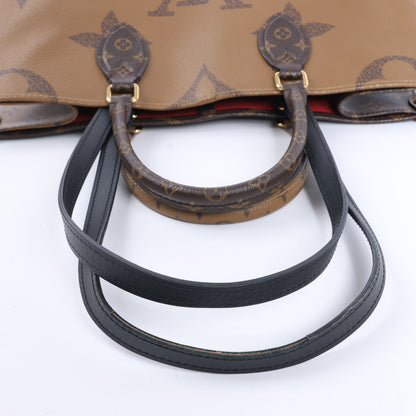 Louis Vuitton Riesiges Monogramm Reverse On the Go MM in Braun M45321
