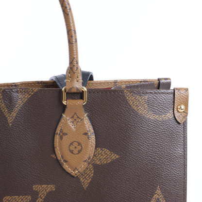 Louis Vuitton Riesiges Monogramm Reverse On the Go MM in Braun M45321