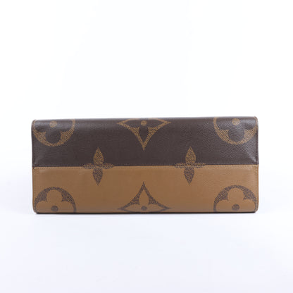 Louis Vuitton Riesiges Monogramm Reverse On the Go MM in Braun M45321