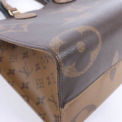 Louis Vuitton Riesiges Monogramm Reverse On the Go MM in Braun M45321