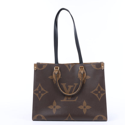 Louis Vuitton Riesiges Monogramm Reverse On the Go MM in Braun M45321
