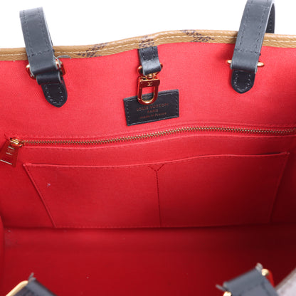 Louis Vuitton Riesiges Monogramm Reverse On the Go MM in Braun M45321