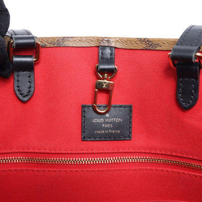 Louis Vuitton Riesiges Monogramm Reverse On the Go MM in Braun M45321