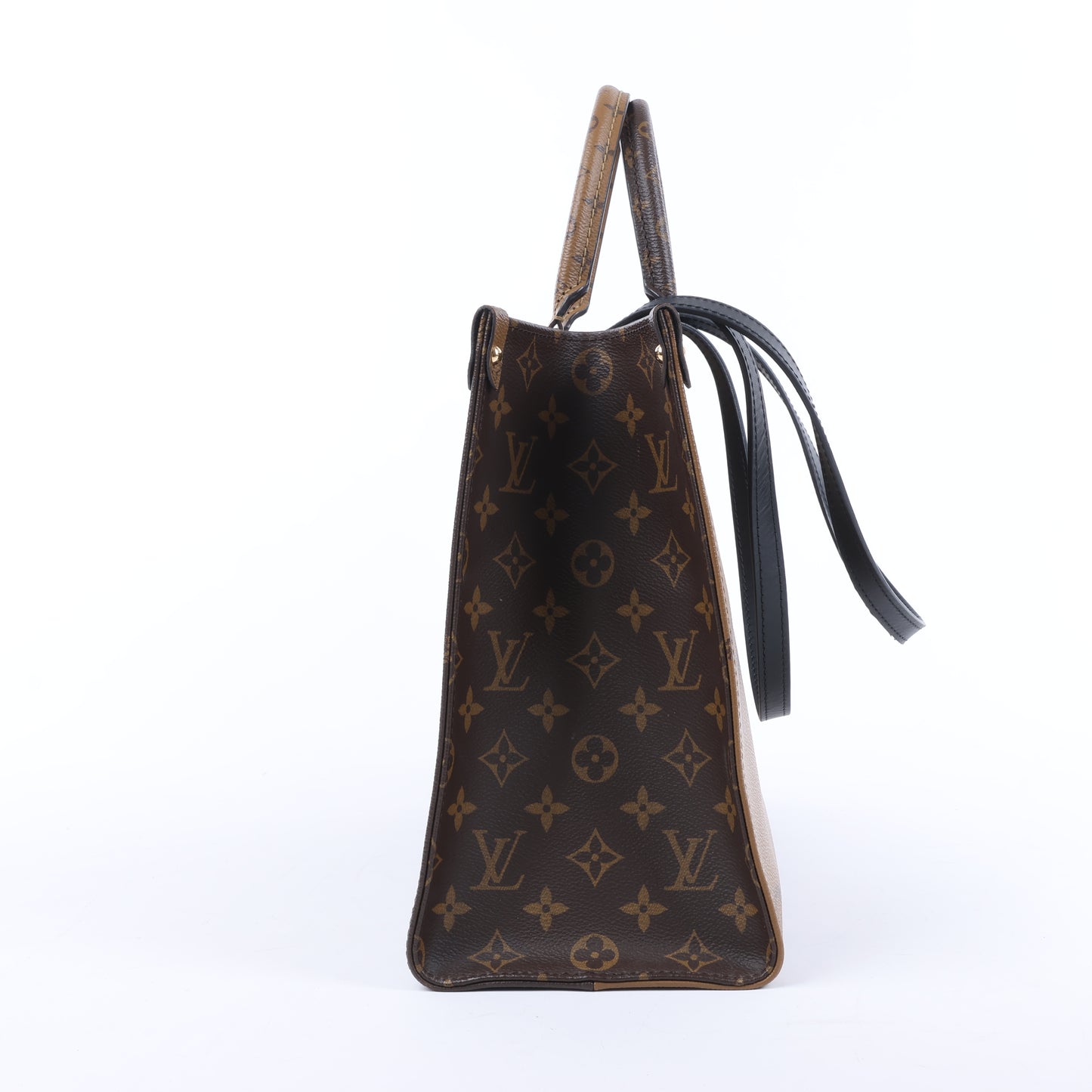 Louis Vuitton Riesiges Monogramm Reverse On the Go MM in Braun M45321