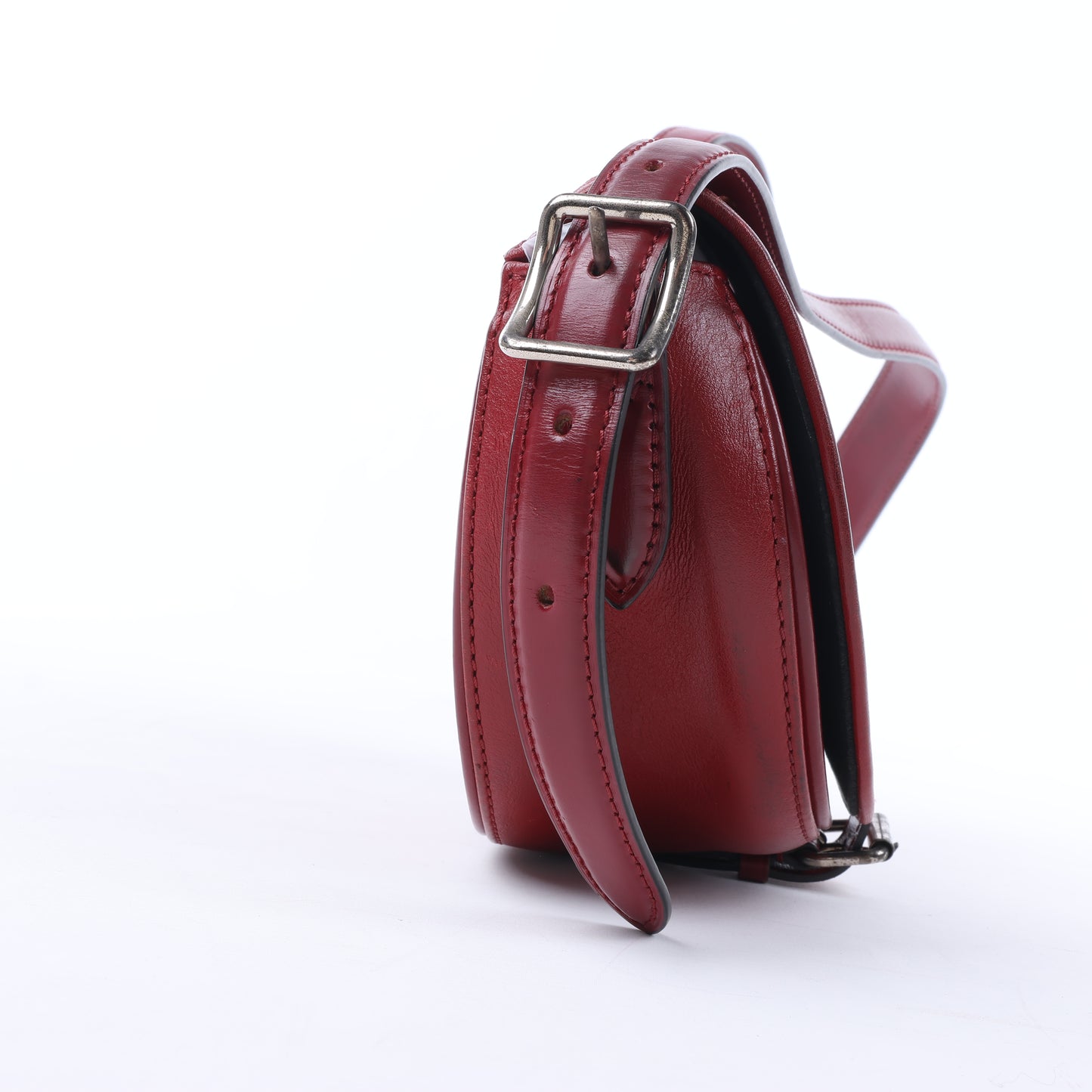 Louis Vuitton LV-Logo x Tanblan-Umhängetasche aus Leder in Rot M55506