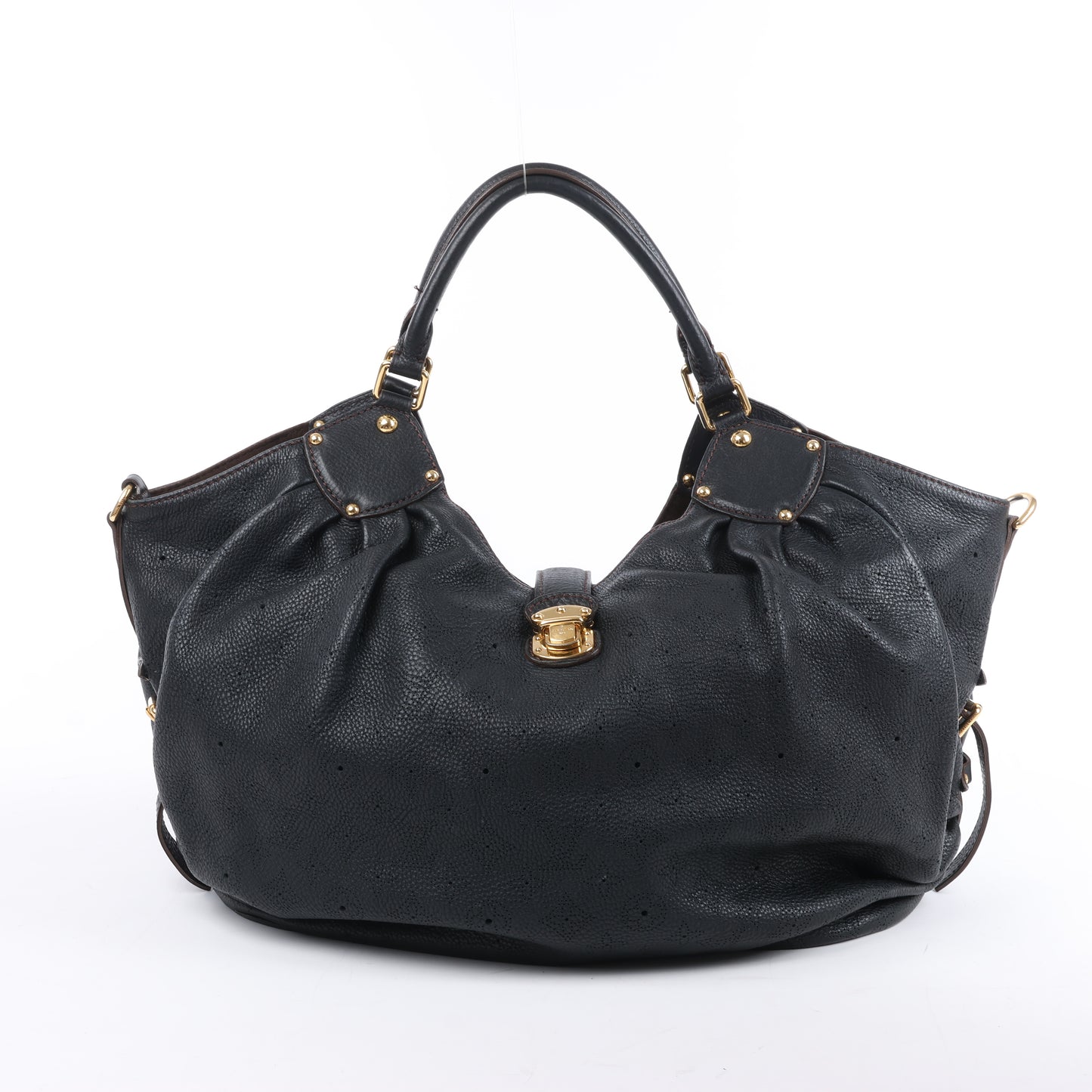 Louis Vuitton Mahina Lunar L Handtasche aus Leder in Schwarz M95765