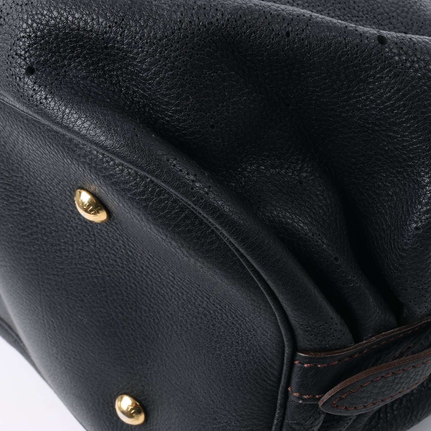 Louis Vuitton Mahina Lunar L Handtasche aus Leder in Schwarz M95765