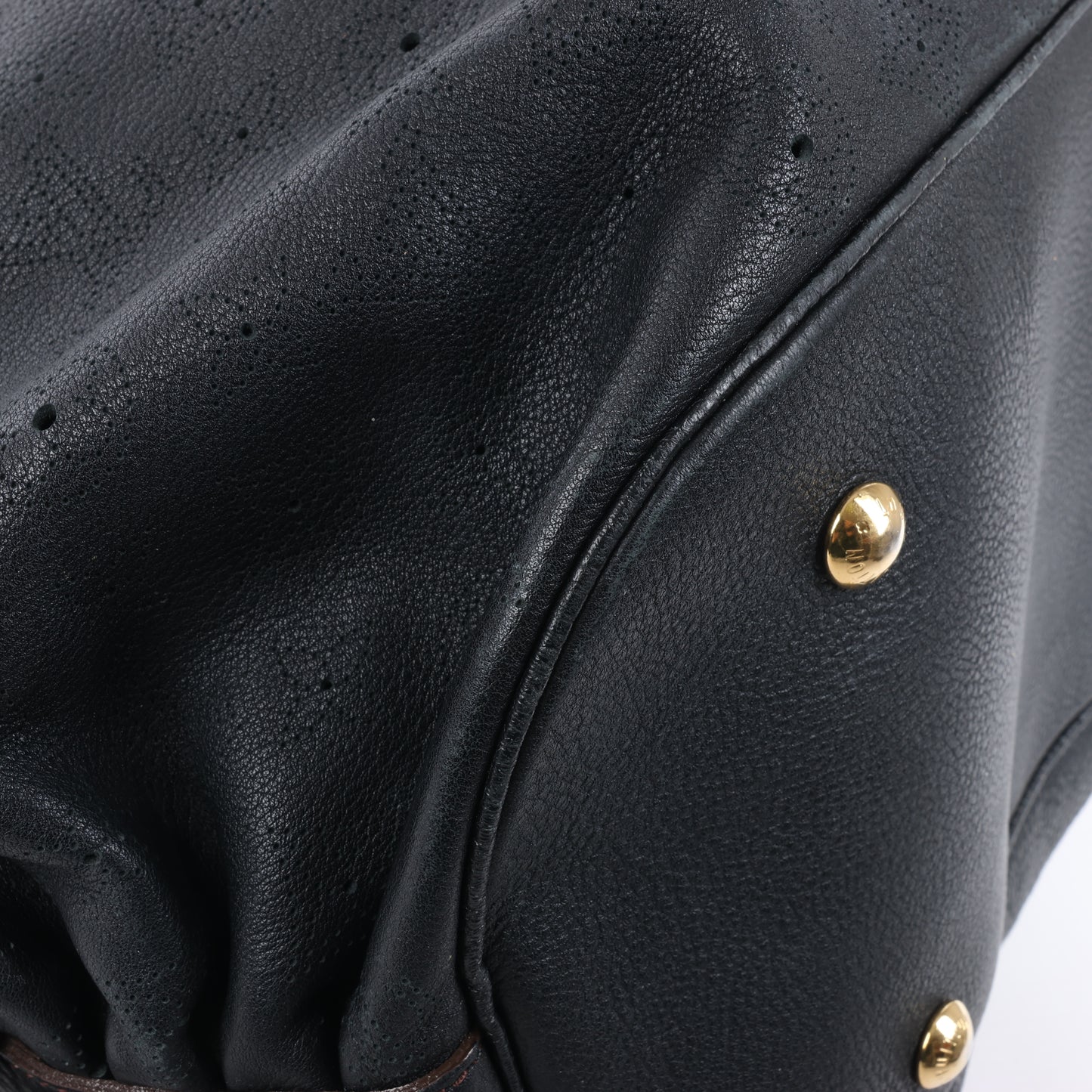 Louis Vuitton Mahina Lunar L Handtasche aus Leder in Schwarz M95765