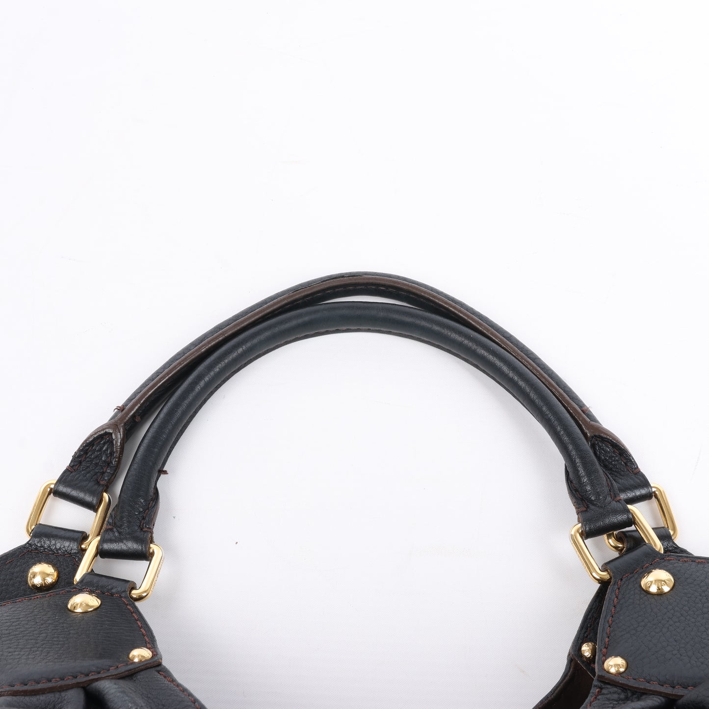 Louis Vuitton Mahina Lunar L Handtasche aus Leder in Schwarz M95765