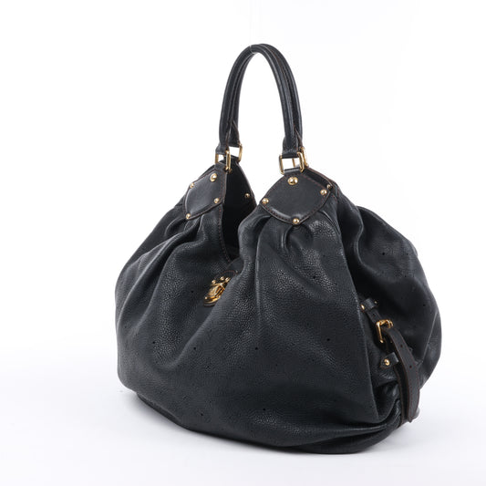 Louis Vuitton Mahina Lunar L Handtasche aus Leder in Schwarz M95765