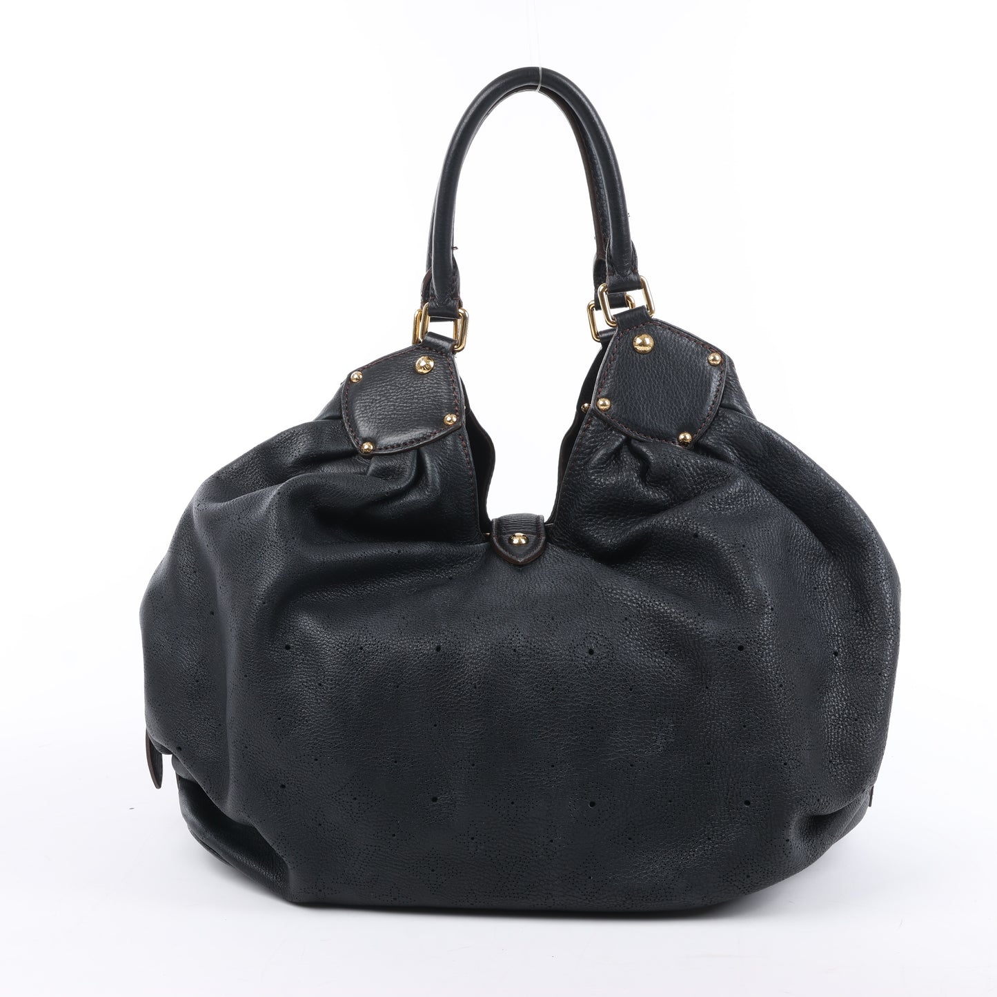 Louis Vuitton Mahina Lunar L Handtasche aus Leder in Schwarz M95765